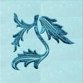 thumbnail image 1 of Ahgly Company Machine Washable Indoor Square Transitional Electric Blue Area Rugs, 8' Square, 1 of 7