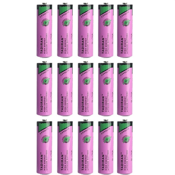 15 Pcs 3.6V SL-360 2.4Ah PLC/TL-5903 Battery 6ES7971-0BA00 for Siemens S7-400 PL and for Tadiran ER14500 ER14505 TL-2100