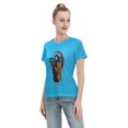 thumbnail image 4 of T-Shirt Basique à Manches Courtes pour Femmes Demon Slayer Tomioka Yiyong, 4 of 6