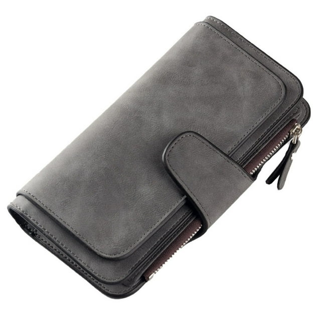 Fashion Women Wallet - Leather Clutch, Multi-Card Holder, Buckle Design - for Daily Party Handbag Accessories