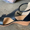 thumbnail image 4 of Guardurnaity Manténgase cómodo todo el día con estas elegantes y elegantes sandalias de mujer Sandalias de verano para mujer Calzado negro 35, 4 of 6