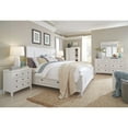 thumbnail image 2 of Magnussen Heron Cove Relaxed Traditional Soft White 3 Drawer Nightstand, 2 of 6