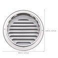 thumbnail image 2 of LOLIPPYY Protector De Para Ventilación Con Antiviento Y Impermeable Color Plata, 2 of 6