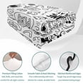 thumbnail image 4 of Twin Quilt Set 68''x86'', Video Game Lightweight Summer Bedspread Coverlet Set with 2 Pillow Shams, Black White Game Controller Monochrome Breathable All Season Quilt Bedding for Dorm/Bedroom, 4 of 9