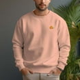 thumbnail image 3 of Men's 100% Cotton Crew Neck Pullover Sweatshirt - Grimace Pumpkin, 3 of 15