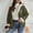 Army Green, variant on Womens Fleece Jackets Cute Heart Printed Coats Casual Solid Long Sleeve Tops Loose Comfortable Fall Winter Fashion 2025 Cozy Warm Outerwear