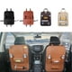 thumbnail image 4 of Asiento de cuero de la PU Asiento de coche Back Organizer Backseat Storage Box Black Carevas Bolsa de almacenamiento de asiento, 4 of 4
