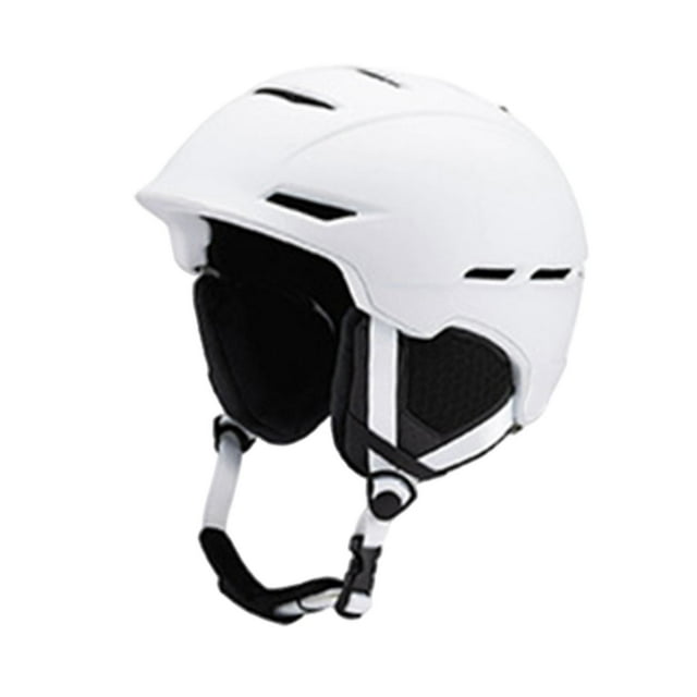 Casco de esquí para nieve, casco de patineta, casco de invierno con forro desmontable, transpirable, portátil, ligero, cómodo, casco deportivo M