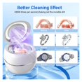 thumbnail image 7 of Ultrasonic Cleaner for Retainers Dentures Jewelry Cleaning Machine Mini Portable UV Ultrasonic ,Convenient to Use, 7 of 7