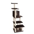 thumbnail image 5 of GleePet 66" Cat Tree GP78680721 Coffee Brown 4 Levels, 5 of 10