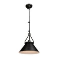 thumbnail image 5 of Artcraft Lighting - Brydon - 1 Light Cone Pendant-Black Finish, 5 of 6