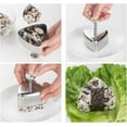 thumbnail image 5 of LQQBOX Stainless Steel Rice Ball Mold - Classic Triangle Musubi Mold for Kids Lunch Bento and Home DIY - 1 Pcs, 5 of 7