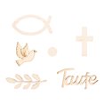 thumbnail image 5 of Kitchen aid Scatter Decoration Baptism, 100 Piece Table Decoration Baptism Boy Girls Wooden Fish Communion Confetti Fish, Birthday Party Full Moon Photo Props, 5 of 5