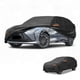 thumbnail image 1 of Funda para auto impermeable para todo clima, protección exterior completa contra el sol y la lluvia, con tiras reflectantes, negra para Lexus RZ, 1 of 5