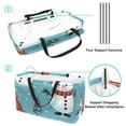 thumbnail image 4 of Snowman Large Capacity, Foldable Reusable Tote Bag - Oxford Cloth Storage Bin, Laundry Bag, Storage Bag, 4 of 7
