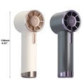 thumbnail image 2 of Portable Handheld Fan,1-100 Speeds Adjustable Turbo Mini Fan with LED Display,Rechargeable Lightweight,Long Battery Life,3000mAh Battery,Gifts for Women Men Indoor Outdoor Travel (Starry Gray), 2 of 5