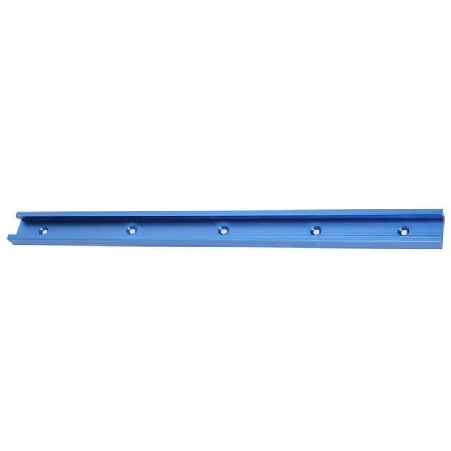 Pista en t de aluminio, Herramientas para Pista de Inglete Con Ranura en T, Mesa Enrutadora para Carpintería, 800, 1000, 1220 mm, Anodizado Azul, Duradero