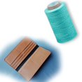thumbnail image 3 of Hilo encerado para coser cuero, colorido, 284 yardas, práctico hilo de costura largo para manualidades en cuero, bricolaje, encuadernación, reparación de calzado, proyectos de cuero, 3 of 5