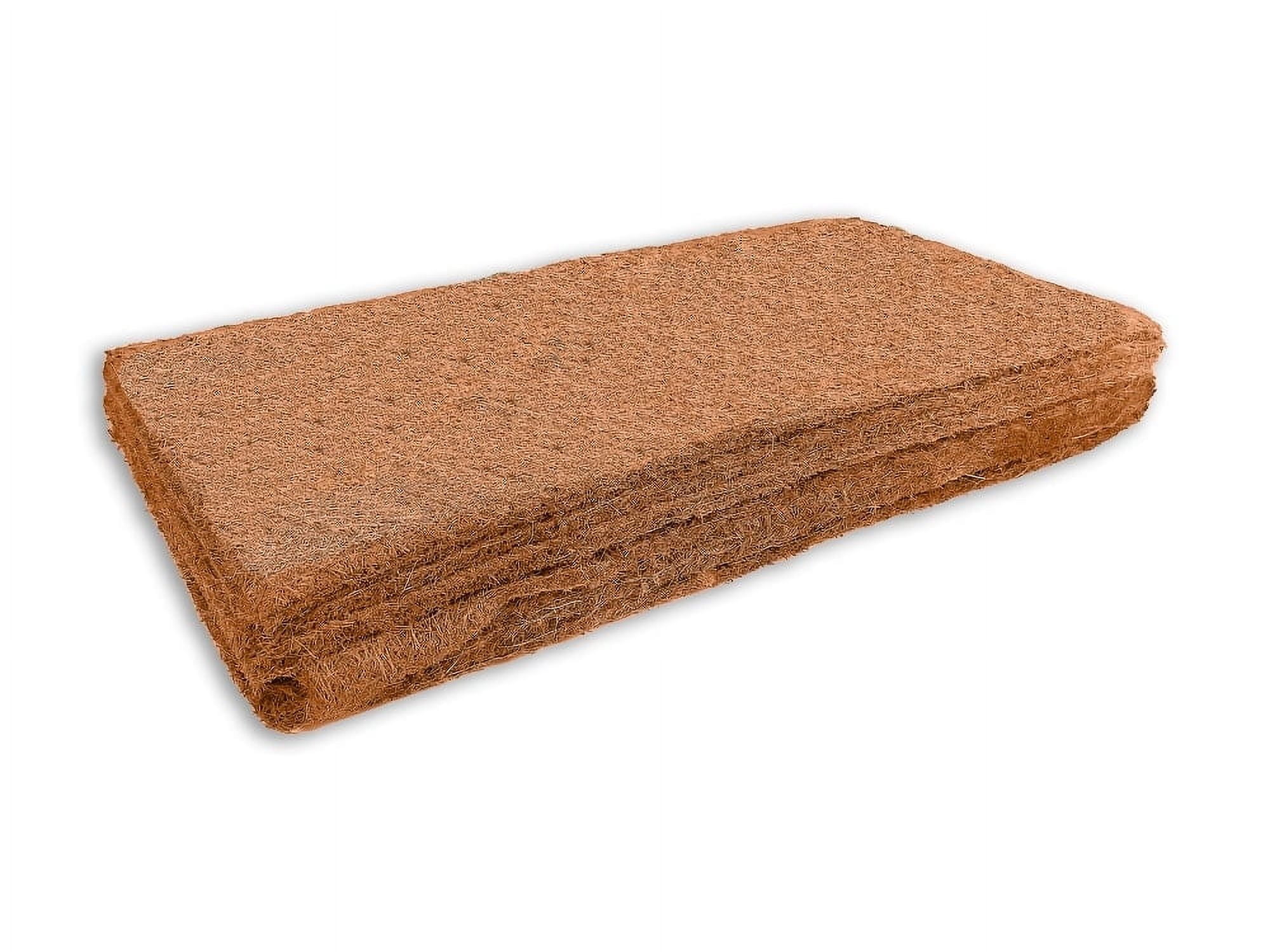 Envelor Coco Coir Fiber Grow Mat for Microgreens 10 x 20 Inches Coconut Coir Seed Starter Liner for Growing Trays, Hanging Baskets, Seed Starter Tray, Planter Sheets & Indoor Outdoor Plants, 10 Pack