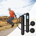 thumbnail image 4 of Peggybuy Ropeless Jump Rope Cordless Jump Rope Non Slip Counting Skipping Rope Multi-Function Digital Fitness Jump Rope for Indoor Outdoor, 4 of 6