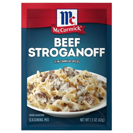 McCormick Beef Stroganoff Sauce Seasoning Mix, 1.5 oz Packet