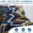 thumbnail image 3 of Manta para Sofá ,Cobija Punto con Borlas 172X127CM,Throw Blanket cálida,Que no Hace Bolitas,para Cobija Decoración Pie de Cama y sofás y campamentos al Aire Libre,picnics. (Rojo), 3 of 6