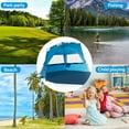 thumbnail image 7 of Leedor Beach Tent Sun Shelter Portable Windproof Pop Up Shade Instant Beach Umbrella, 7 of 7