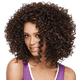 thumbnail image 4 of Peluca africana negra con pequeños rizos y puntas oblicuas para damas estilo europeo y americano, 4 of 5