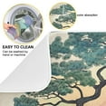 thumbnail image 2 of Yayeee Dish Drying Mat for Kitchen Counter 16"x18" Microfiber Absorbent Pad, Pine Tree Rainbow, 2 of 7