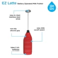 thumbnail image 2 of GROSCHE - EZ Latte Milk Frother Wand & Matcha Whisk Milk Frother Handheld Drink Mixer Handheld Milk Frother Wand Cream Frother - Coffee Frother - Battery Operated Frother, 2 of 5