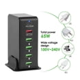 thumbnail image 2 of USB PD Fast Charger With 6 Port,Charging Station Universal Phone Desktop Wall Charger Compatible With Cellphone,Tablet,and More ,Multi-Device Charger, 2 of 7