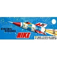 thumbnail image 2 of Retrorocket 32x15 White Modern Wood Framed Museum Art Print Titled - Friction Powered Nike, 2 of 4