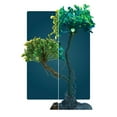 thumbnail image 5 of GloFish Mangrove Tree Plant Aquarium Décor, Green Large, Fluorescent Under Blue LED Light, 5 of 12