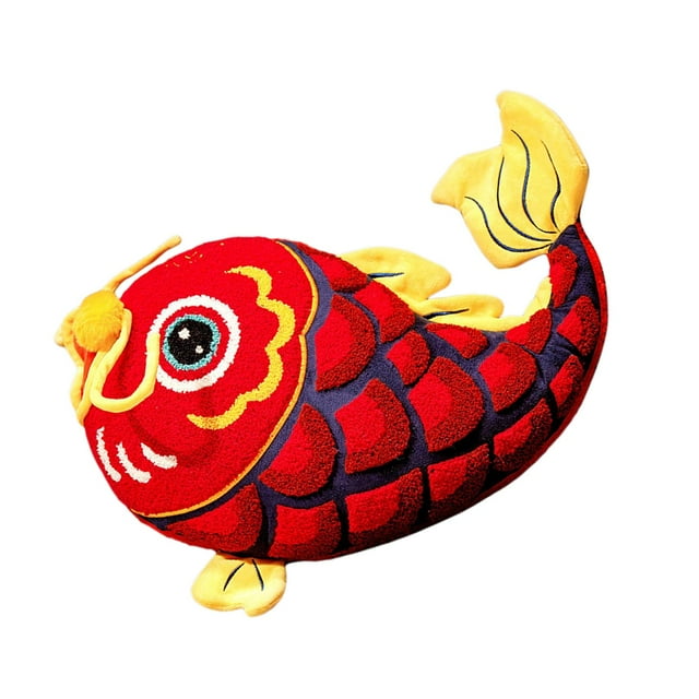 simhoa Chinese Pillow Decor Warm Photo Props Handmade Pillow Case Embroidery Seat Red