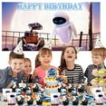 thumbnail image 5 of Wall E Party Supplies Decor Cups Fans Decorations Honeycomb Centerpieces Cake Toppers, 5 of 6