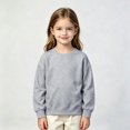 thumbnail image 5 of Abcomgle Girls Sweatshirt Size 10-12 Cute Crewneck Long Sleeve Pullover Sweatshirts for Girls Trendy Solid Color Shirt for Teen Girls Cotton Fall School Clothes for Teen Girls, 5 of 5