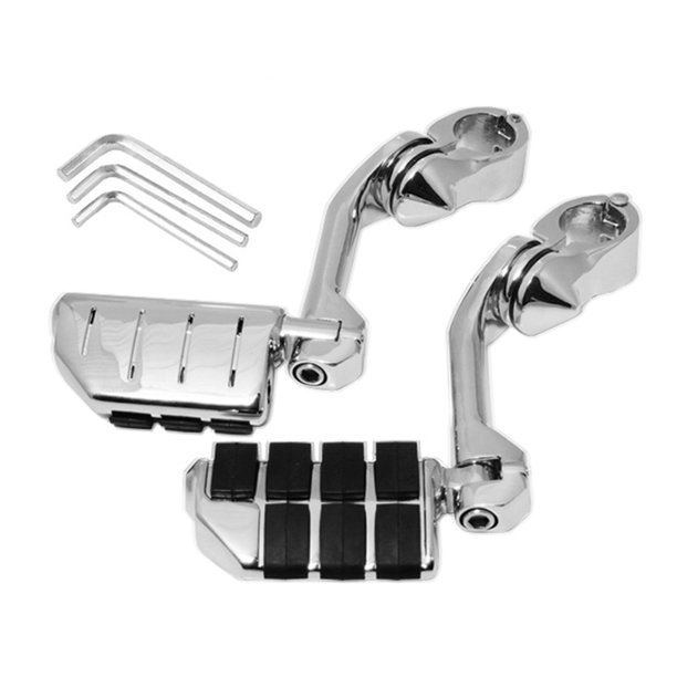 sweethay 1 par de reposapiés de aleación de aluminio para modificación de Pedal de motocicleta Vehículos, repuestos y accesorios Mis Chapado sweethay VI002320-02