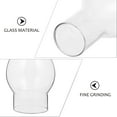 thumbnail image 4 of 2pcs Oil Lamp Chimney Vintage Glass Chimney Shade Antique Clear Kerosene Hurricane Lamp Globe Shades Replacement Oil Lantern Shade Cover, 4 of 10