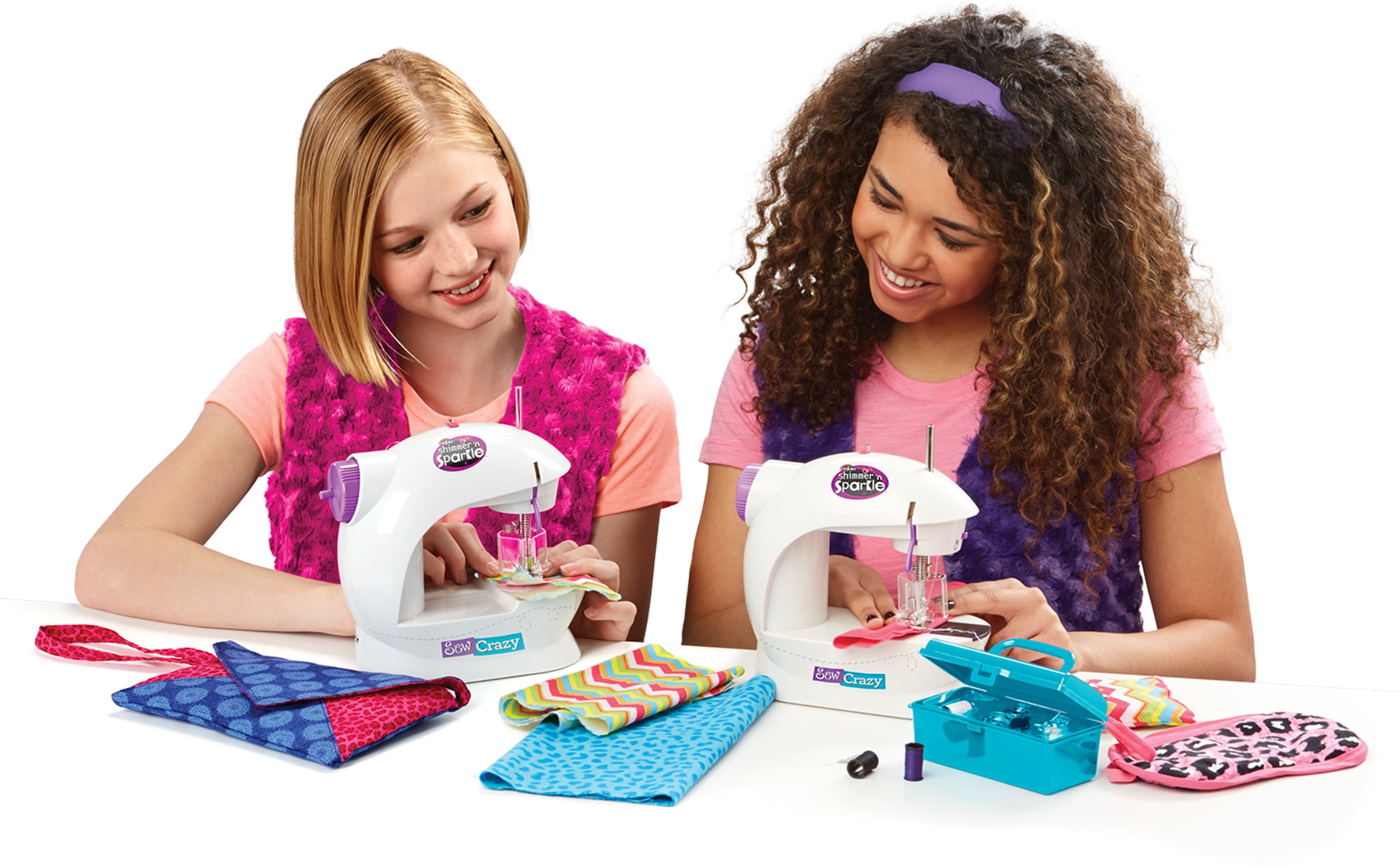 Cra-Z-Art Shimmer N' Sparkle Sew Crazy Kid Sewing Machine 