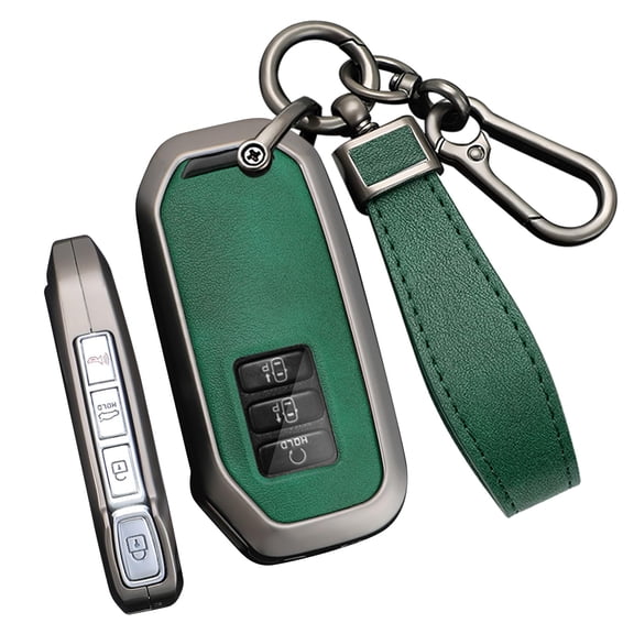 Zinc Alloy Key Fob Cover Case with Keychain Fit for Kia EV6 GT-Line K8 V6 Sportage Niro Hybrid Sorento MQ4 K5 Key Case Holder Protector Metal Keychain