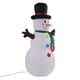 thumbnail image 4 of Muñeco de nieve inflable navideño Ticfox con luces LED para decoración exterior Enchufe estadounidense 110-240V, 4 of 14