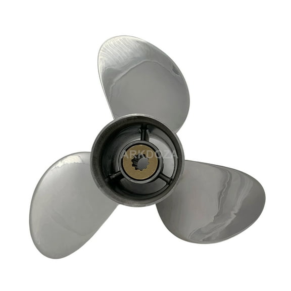 Boat Propeller 9 1/4x10 for Suzuki Outboard 9.9-15HP Stainless Steel 10 Tooth OEM NO:58100-93733-019 9.25x10