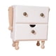 thumbnail image 2 of Organizador de cajones de escritorio, cajón de mesa, tocador, caja de almacenamiento de madera rústica para blanco, 2 of 9