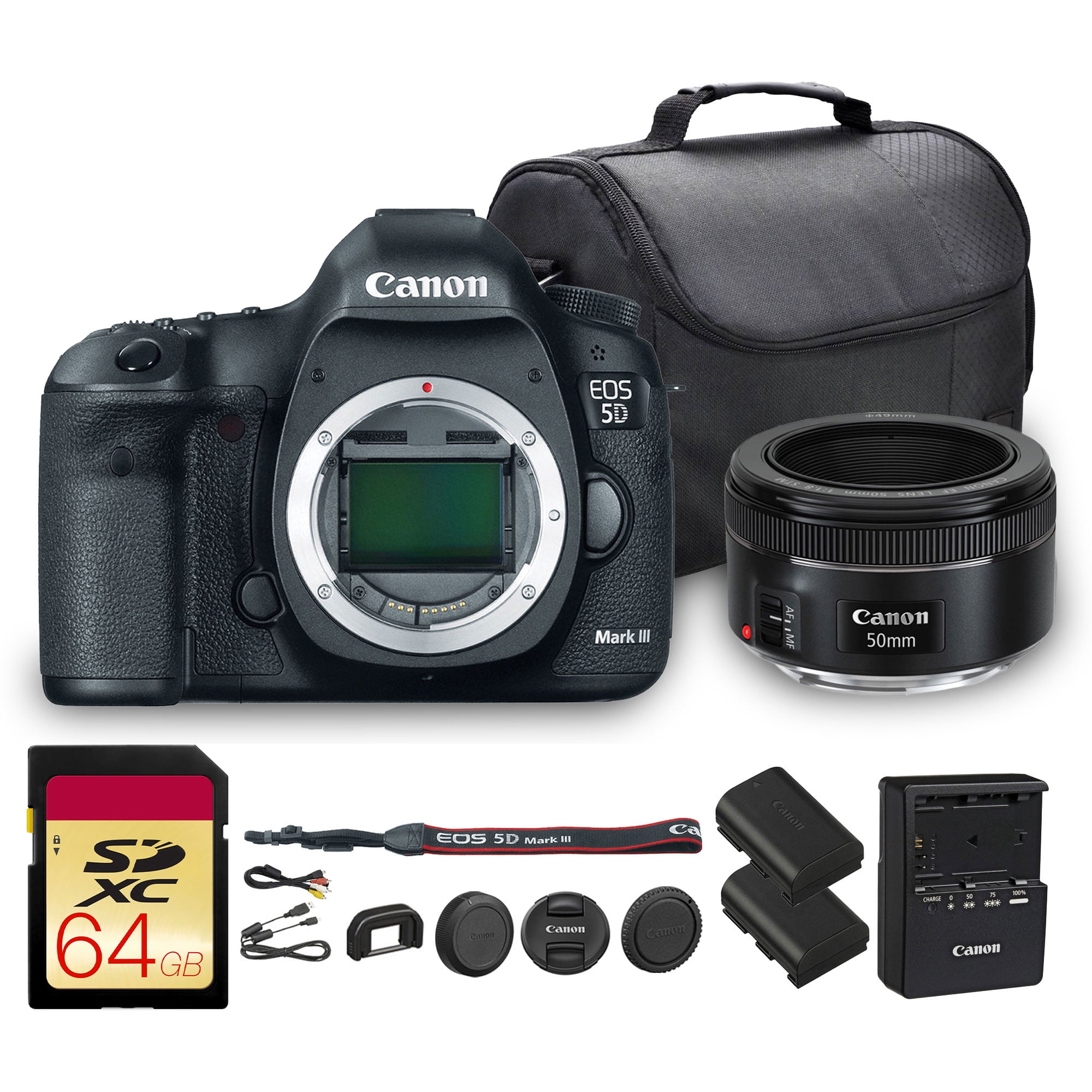 Canon EOS 5D Mark III DSLR Camera | 22.3MP Full-Frame CMOS Sensor