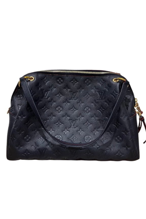 Pre-Owned Louis Vuitton Monogram Empreinte Bag Pontue PM Black