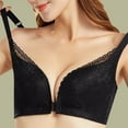 thumbnail image 4 of SCSAlgin Front Closure Bras for Women No Underwear Lace Push Up Anti Sagging Bra Floral Breathable Thin Style Sport Bras, 4 of 5