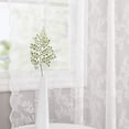 thumbnail image 4 of Rosnek White Lace Sheer Curtains Rod Pocket Vintage French Floral Embroidered Sheer Curtains for Home Party Picnic Decor, 1 Panel, 4 of 6