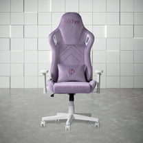 Velvet Gaming Chair Computer Chair with 150° Back Reclining, Office Desk Chair with High Back and Pillow, Purple