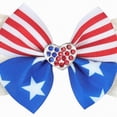 thumbnail image 6 of TOWED22 Hair Bows for Girls, White Bow Hair Clips, 4th of July Sequin Hair Bow Alligator Clip, Sparkly Cheer Barrettes Hairpins for Girls Kids Teens Children(Red), 6 of 6