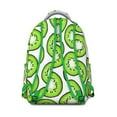 thumbnail image 3 of Kiwi Fruit Themed Backpack - Fashionable & Functional School Bag, Great Gift for College & Work, Lightweight with Organized Pockets, Trendy Everyday Carry, 3 of 6